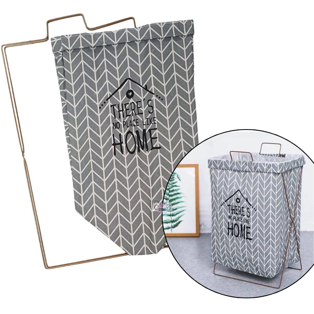 Miniatura 7 de Cesta Canasta plegable ropa o juguetes